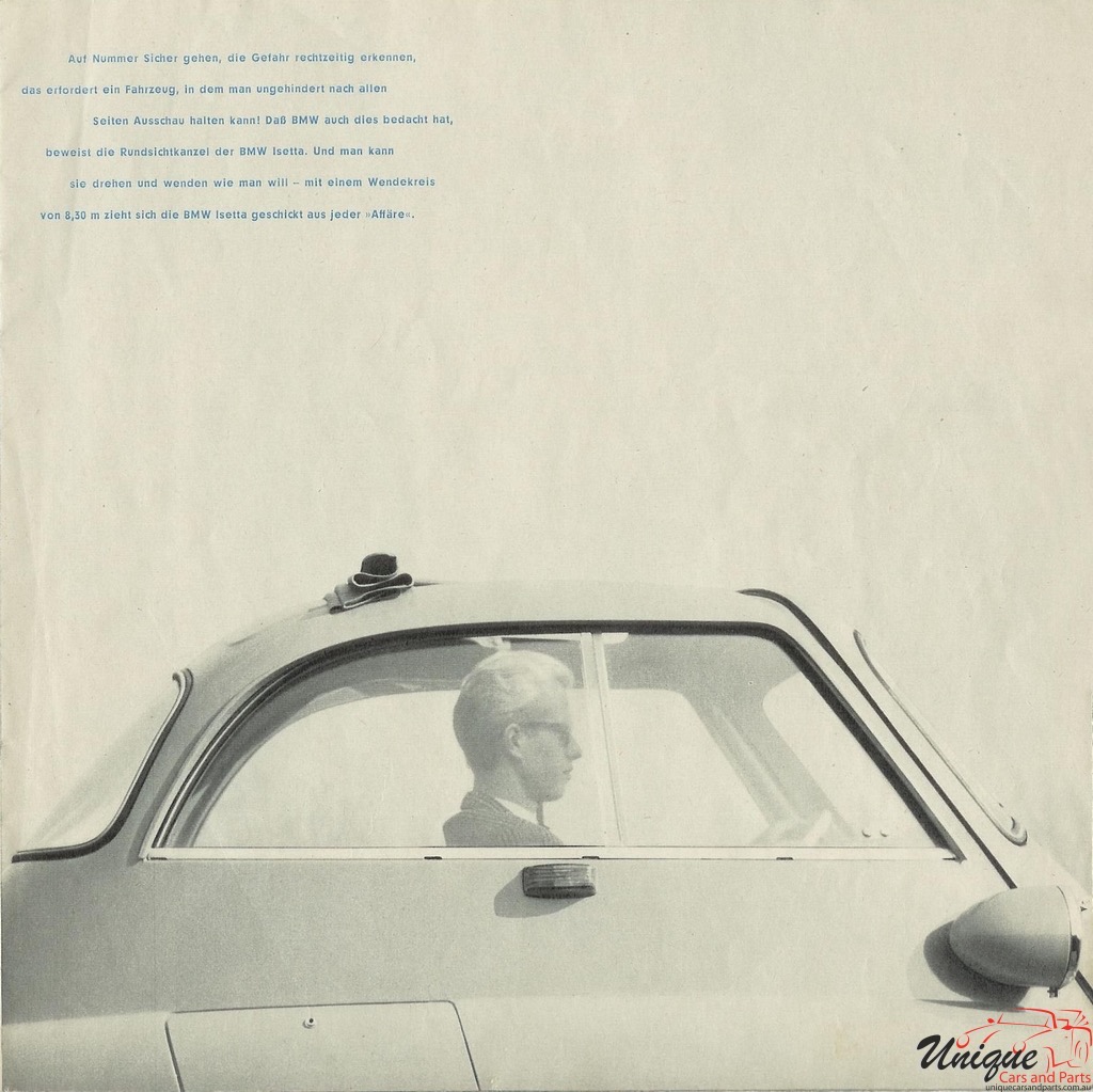 1955 BMW Iso Isetta Brochure Page 3
